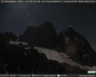 Archived image Webcam mountain restaurant Rifugio Città di Fiume 01:00