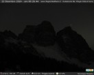 Archived image Webcam mountain restaurant Rifugio Città di Fiume 23:00