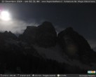 Archived image Webcam mountain restaurant Rifugio Città di Fiume 01:00