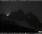 Archived image Webcam mountain restaurant Rifugio Città di Fiume 01:00