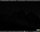 Archiv Foto Webcam Rifugio Città di Fiume 23:00