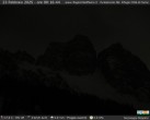 Archived image Webcam mountain restaurant Rifugio Città di Fiume 23:00