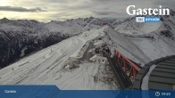 Archiv Foto Webcam Gastein: Stubnerkogel Bergstation Südseite 08:00