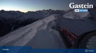 Archiv Foto Webcam Gastein: Stubnerkogel Bergstation Südseite 06:00