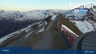 Archiv Foto Webcam Gastein: Stubnerkogel Bergstation Südseite 20:00