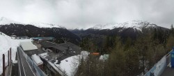 Archived image Webcam Panoramic view See - Top Station Medrigjoch 13:00