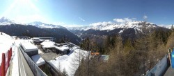 Archiv Foto Webcam Panoramablick in See - Bergstation Medrigjochbahn 13:00