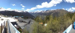 Archived image Webcam Panoramic view See - Top Station Medrigjoch 11:00