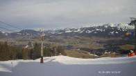 Archived image Webcam Middle Station Hörnerbahn Bolsterlang 13:00