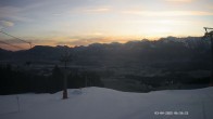 Archived image Webcam Middle Station Hörnerbahn Bolsterlang 06:00