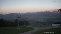 Archiv Foto Webcam Bolsterlang: Hörnerbahn Mittelstation 19:00