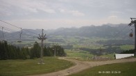 Archived image Webcam Middle Station Hörnerbahn Bolsterlang 11:00