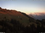 Archiv Foto Webcam Sattel-Hochstuckli: Bergrestaurant Bärenfang 19:00