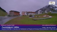 Archived image Webcam Faschina Pass, base station "Stafelalpbahn" 09:00