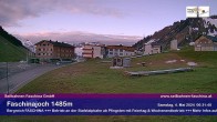 Archived image Webcam Faschina Pass, base station "Stafelalpbahn" 05:00