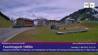 Archived image Webcam Faschina Pass, base station "Stafelalpbahn" 13:00