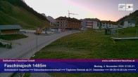 Archived image Webcam Faschina Pass, base station "Stafelalpbahn" 06:00