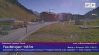 Archived image Webcam Faschina Pass, base station "Stafelalpbahn" 11:00