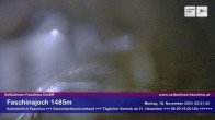 Archived image Webcam Faschina Pass, base station "Stafelalpbahn" 01:00