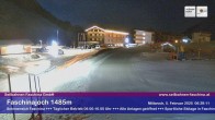 Archived image Webcam Faschina Pass, base station "Stafelalpbahn" 05:00