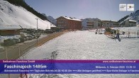 Archived image Webcam Faschina Pass, base station "Stafelalpbahn" 11:00