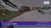 Archived image Webcam Faschina Pass, base station "Stafelalpbahn" 06:00