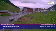 Archived image Webcam Faschina Pass, base station "Stafelalpbahn" 05:00