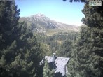 Archived image Webcam Sun deck Wellness Hütte Heidialm at Falkert 04:00