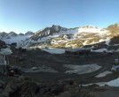 Archiv Foto Webcam Pitztaler Gletscher: Bergstation Gletscherexpress 05:00
