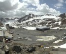 Archiv Foto Webcam Pitztaler Gletscher: Bergstation Gletscherexpress 11:00