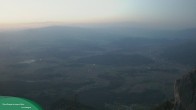 Archiv Foto Webcam Petzen - Blick ins Tal nach Völkermarkt 19:00