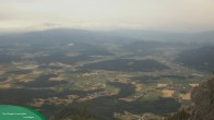 Archiv Foto Webcam Petzen - Blick ins Tal nach Völkermarkt 05:00