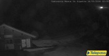 Archived image Webcam Base station of the Cabainaira skilift 01:00