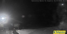 Archived image Webcam Base station of the Cabainaira skilift 23:00