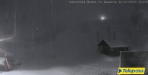 Archived image Webcam Base station of the Cabainaira skilift 01:00