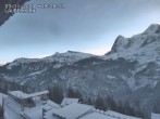 Archived image Webcam Mürren - Hotel Eiger 07:00