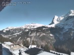 Archived image Webcam Mürren - Hotel Eiger 13:00