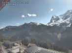 Archived image Webcam Mürren - Hotel Eiger 09:00