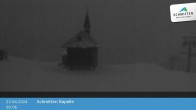 Archived image Webcam Schmittenhöhe: View Chapel 23:00