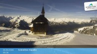 Archived image Webcam Schmittenhöhe: View Chapel 07:00