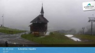 Archived image Webcam Schmittenhöhe: View Chapel 11:00