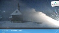 Archived image Webcam Schmittenhöhe: View Chapel 17:00