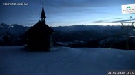 Archiv Foto Webcam Schmittenhöhe: Kapelle 17:00