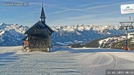 Archiv Foto Webcam Schmittenhöhe: Kapelle 07:00