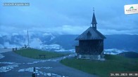 Archived image Webcam Schmittenhöhe: View Chapel 03:00