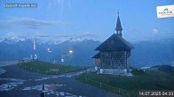 Archived image Webcam Schmittenhöhe: View Chapel 03:00