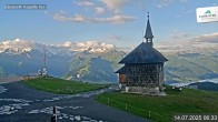 Archived image Webcam Schmittenhöhe: View Chapel 05:00