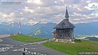 Archived image Webcam Schmittenhöhe: View Chapel 06:00