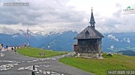 Archived image Webcam Schmittenhöhe: View Chapel 11:00