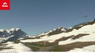 Archiv Foto Webcam Skigebiet Golm: Blick von Bergstation Grüneck 02:00
